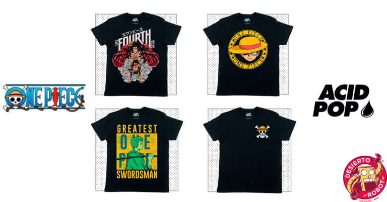 NUEVAS PLAYERAS ONE PIECE X ACID POP EN DESIERTO ROBOT - Desierto Robot